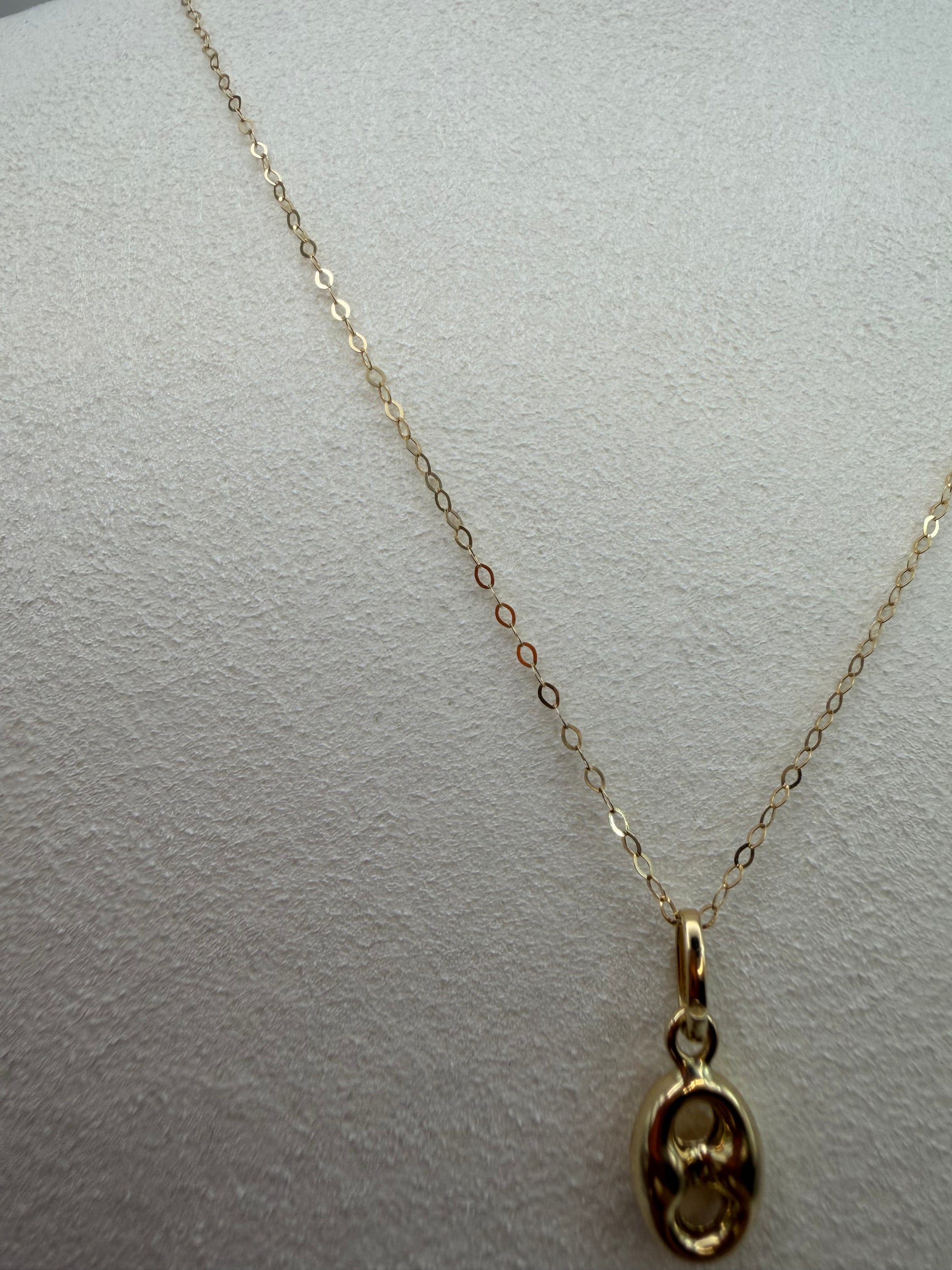 Mini Lock Chain 18k 45cm