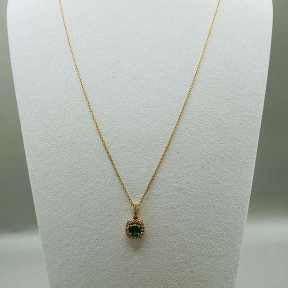 Emerald Chain 18k