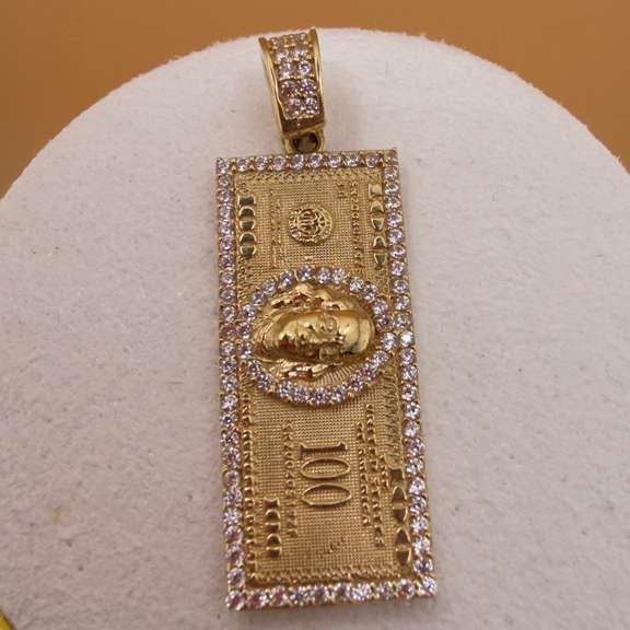 Benjamin of Gold Pendant 18k