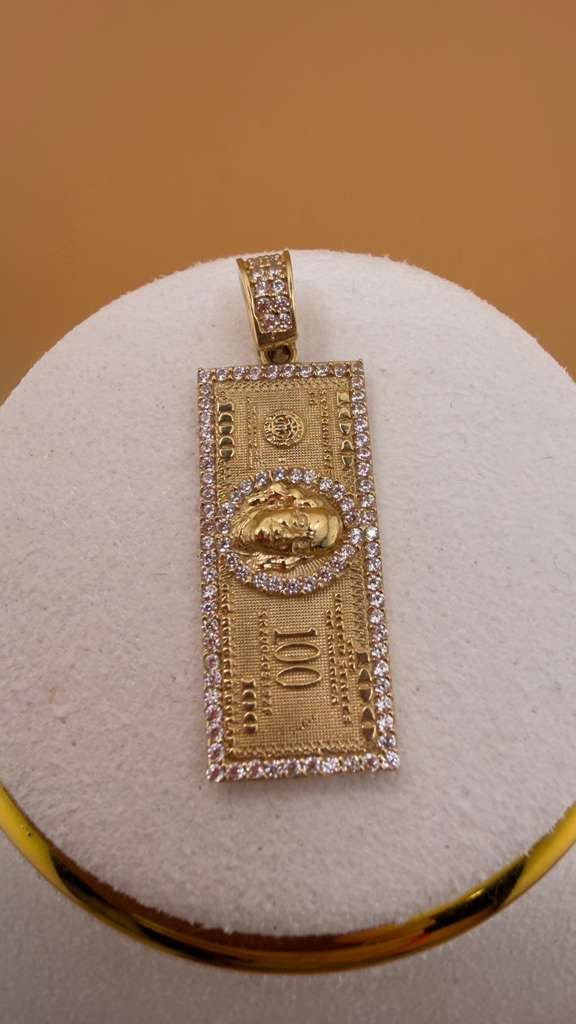 Benjamin of Gold Pendant 18k