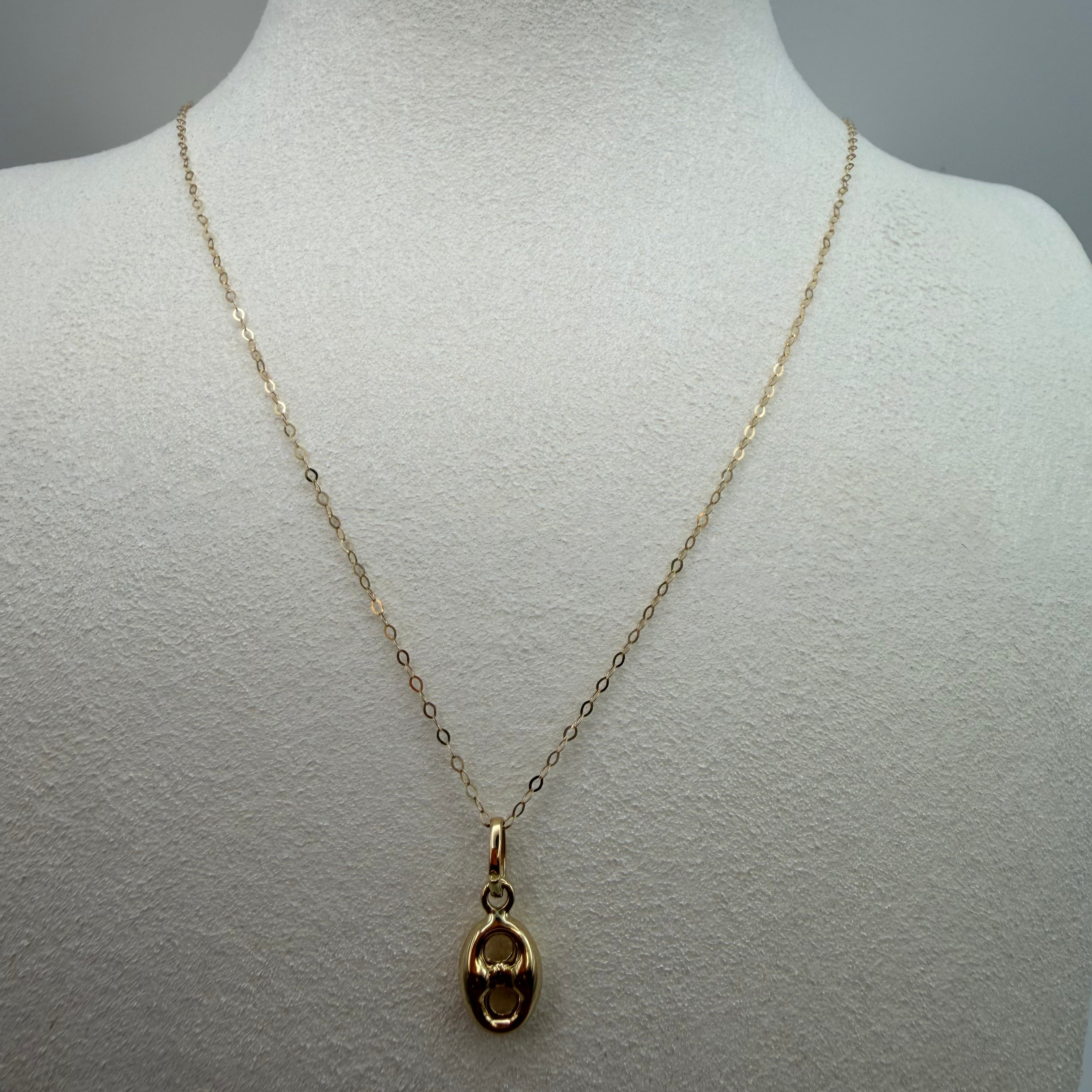 Mini Lock Chain 18k 45cm