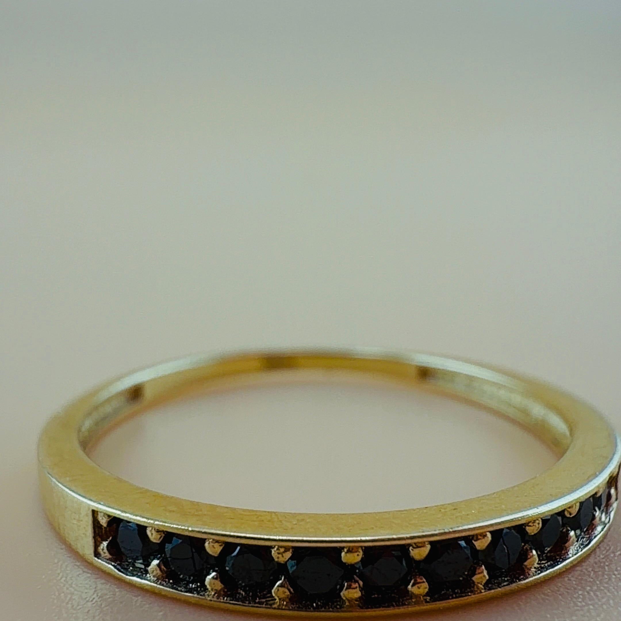 Midnight Glow Ring 18k #6