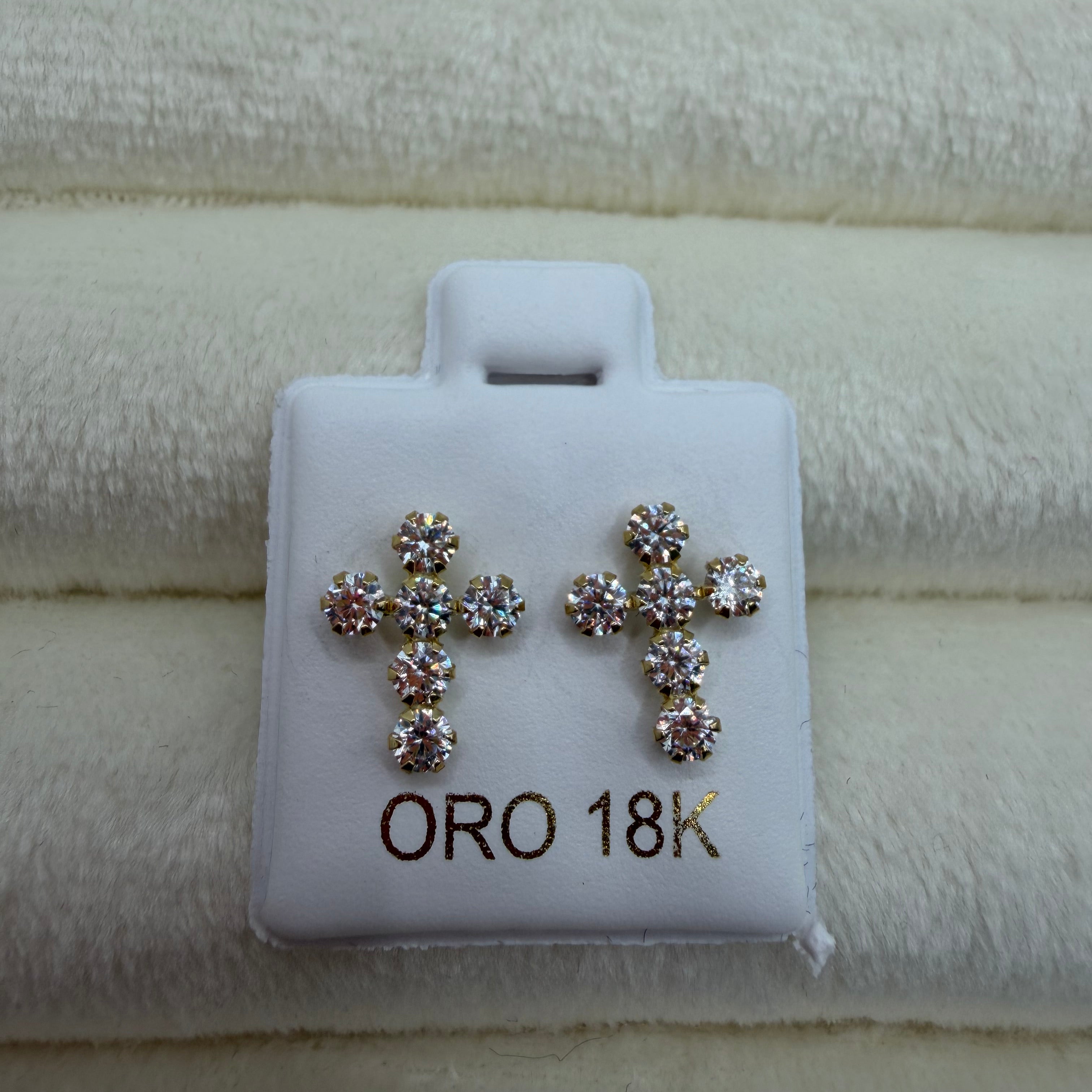 Cross in Zirconia 18k