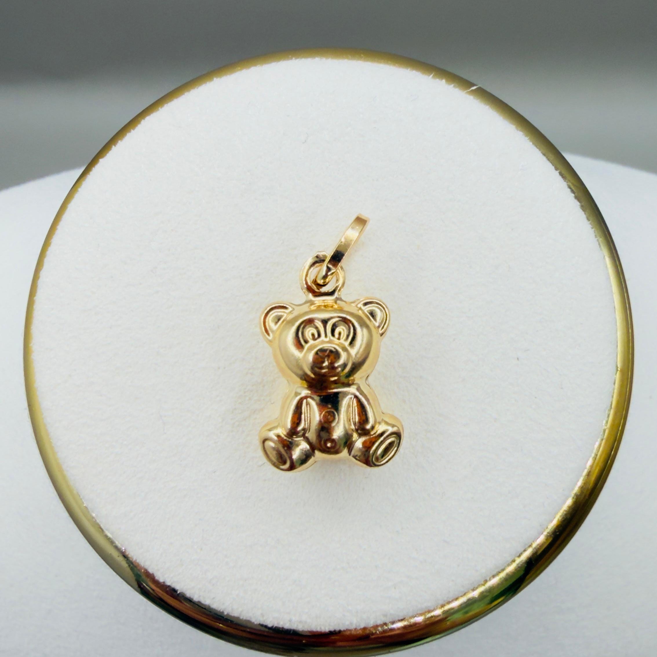 Teddy Bear Pendant 18k
