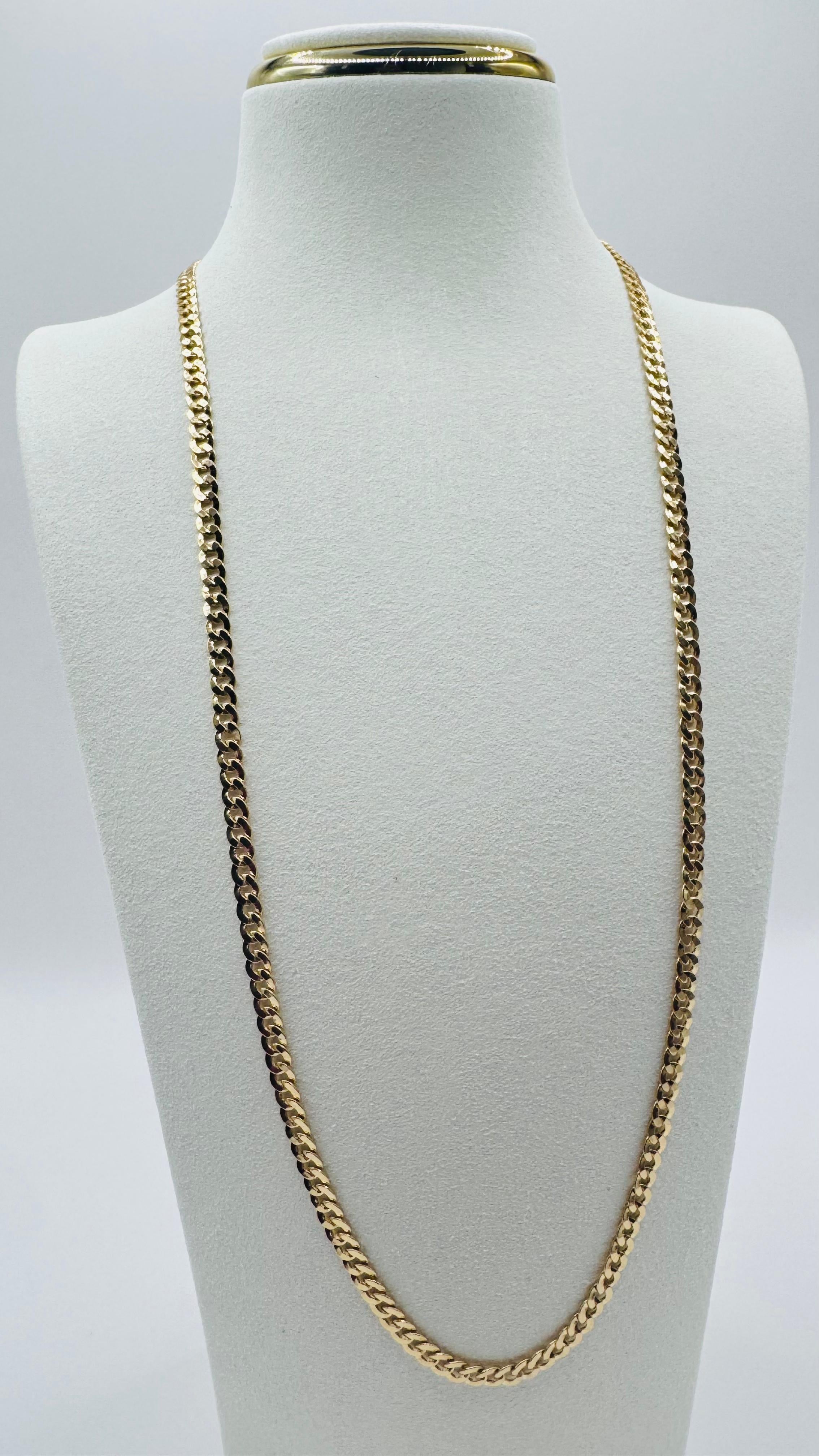 CubanLink Chain Plain 18k
