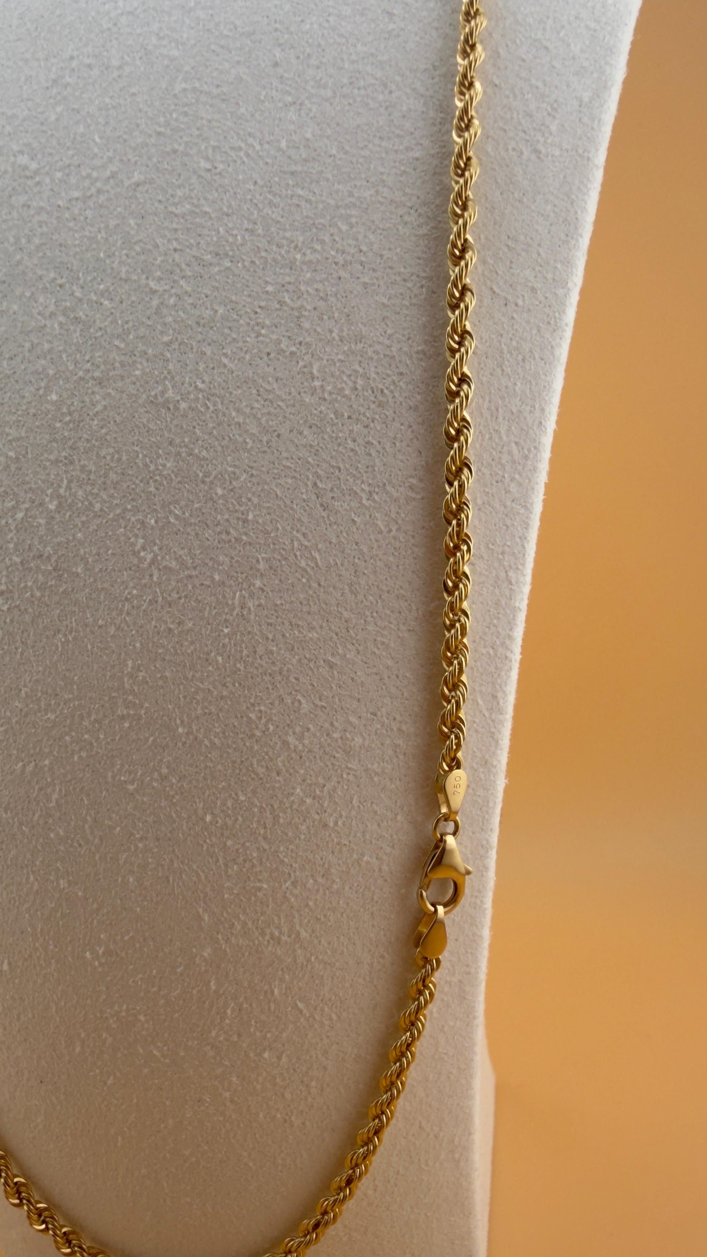 San Francisco Chain 18k, 60cm.