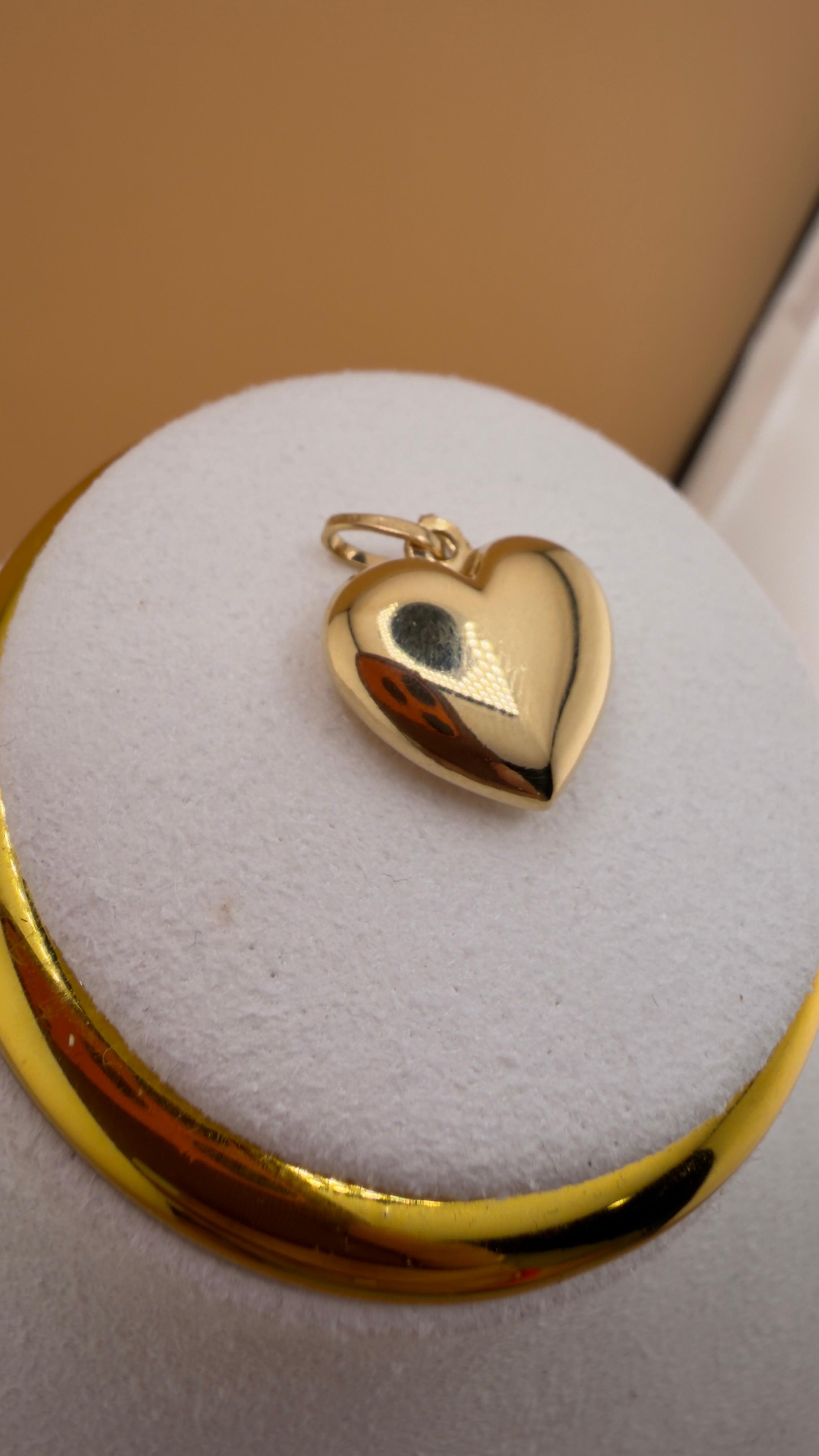 Golden Heart Pendant 18k.
