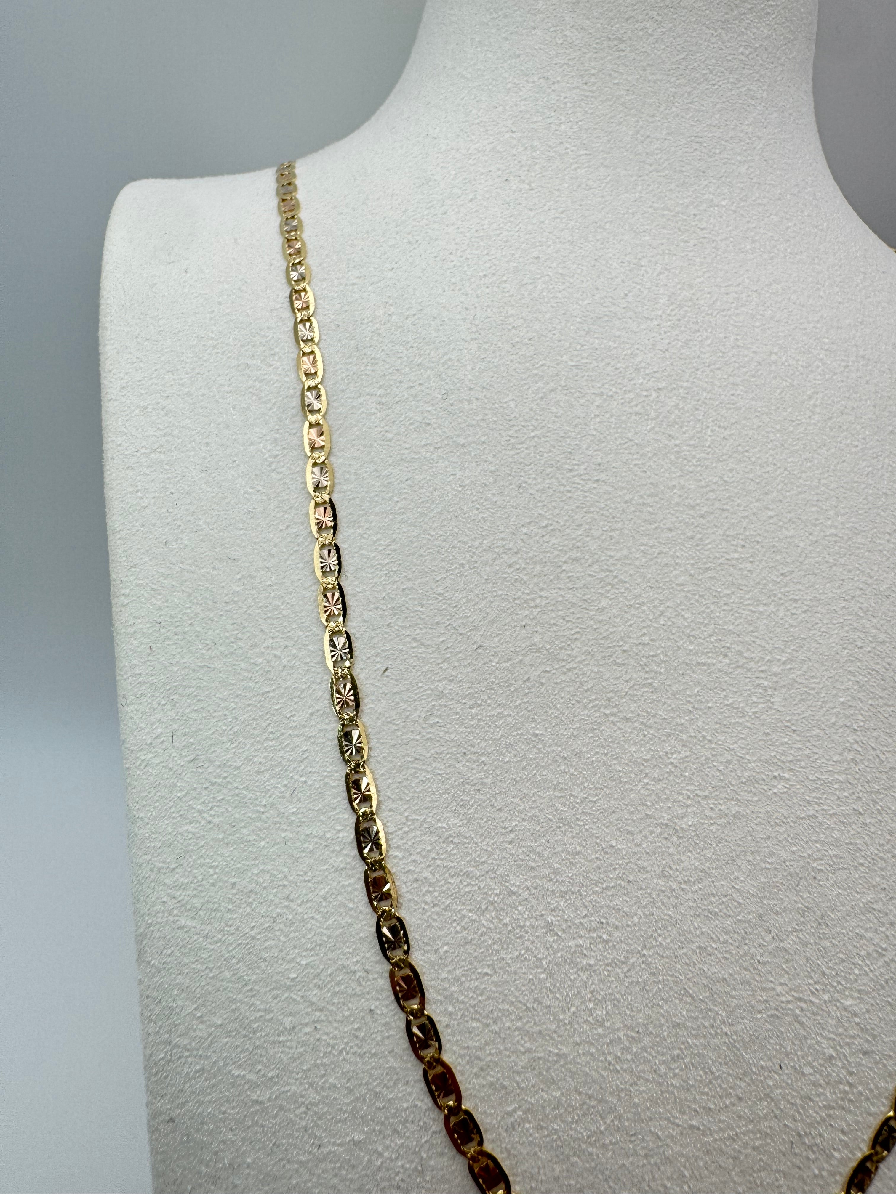 Diamond Chain Three Colors 18k