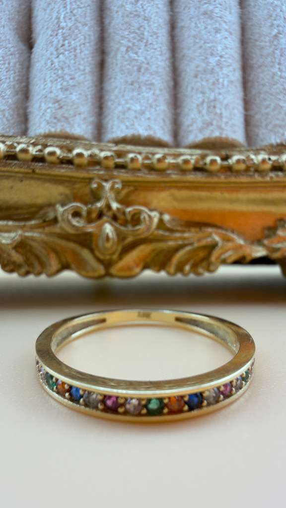 Churrumbela Tricolor Ring 18k, # 5,6,7