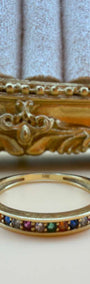 Churrumbela Tricolor Ring 18k, # 5,6,7