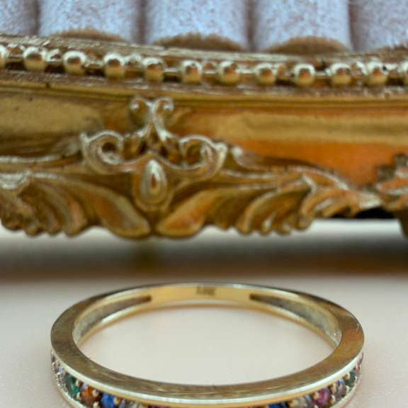 Churrumbela Tricolor Ring 18k, # 5,6,7