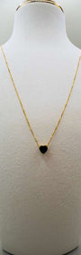 Zafiro Heart Chain 18k