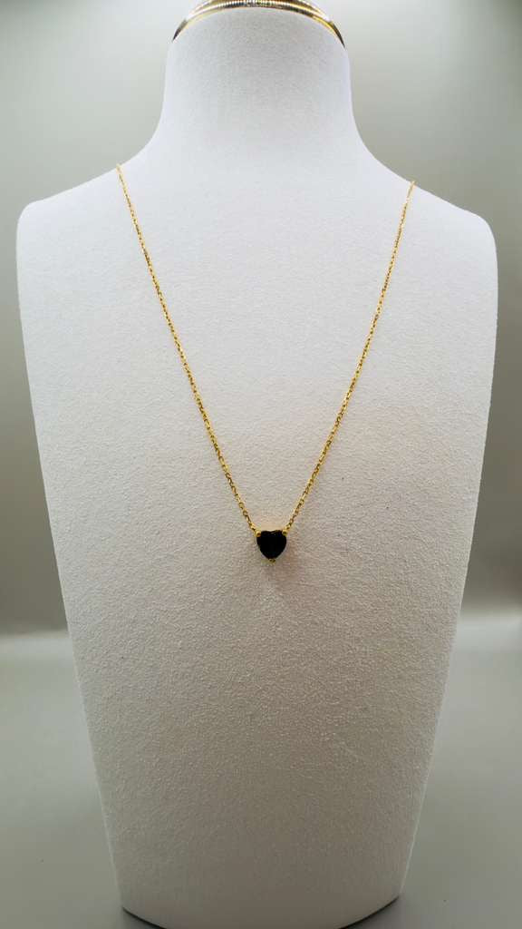 Zafiro Heart Chain 18k