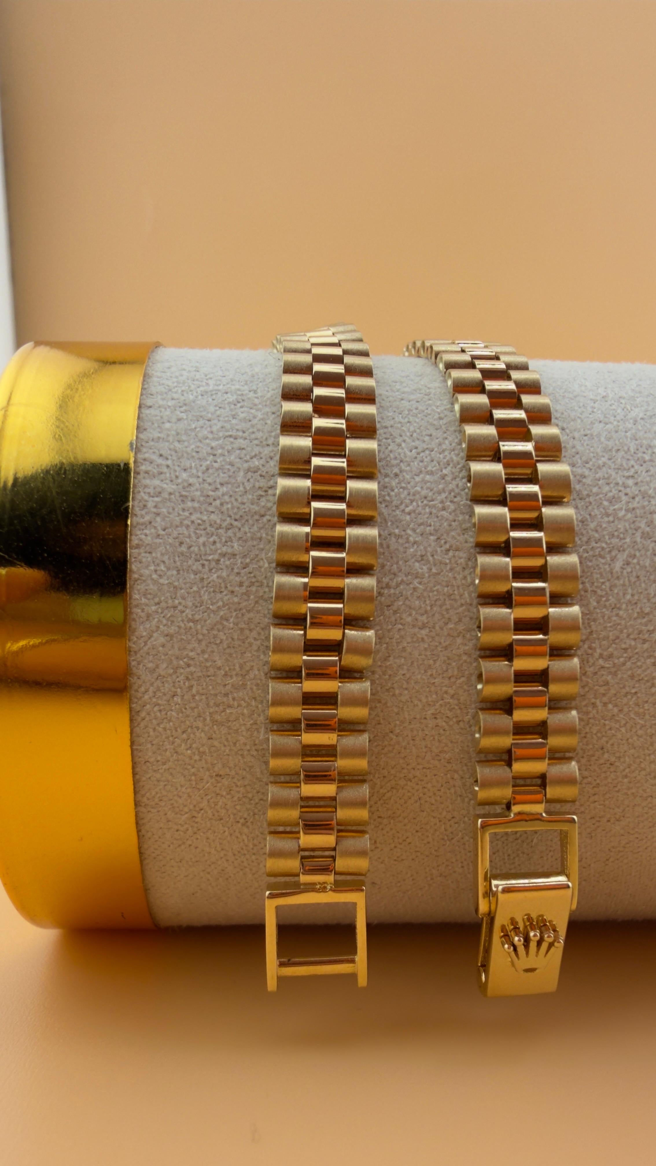 Luxe Presidential Bracelet 18k, 21cm.