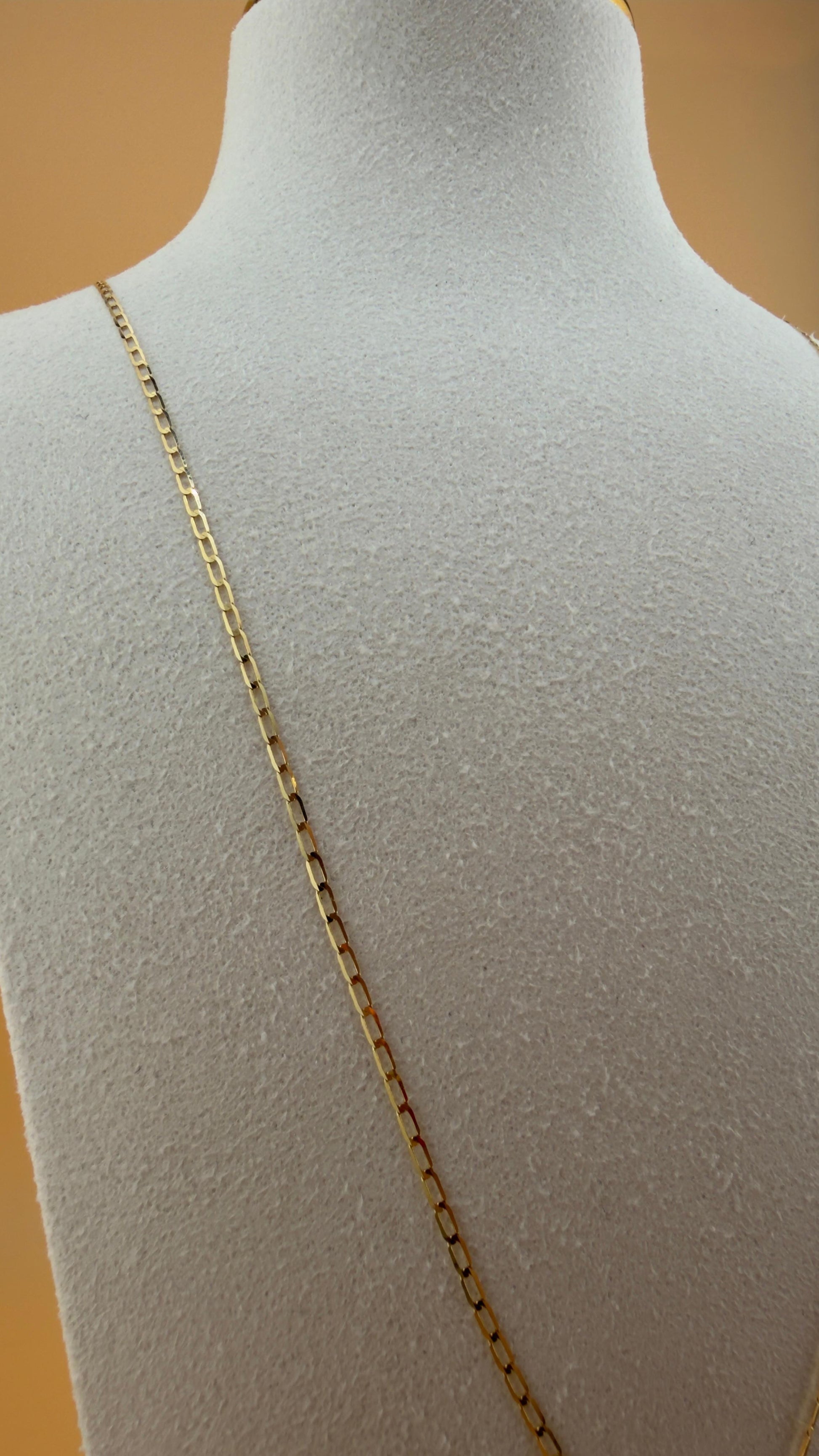 Mini Paperclip Chain 18k, 50cm.