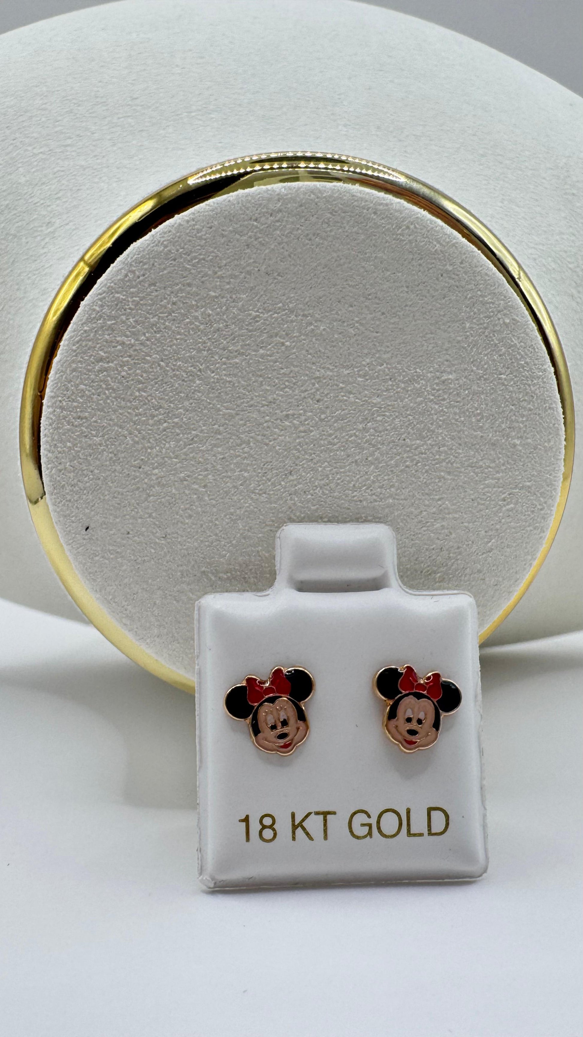 Minnie Hoop Earrings 18k