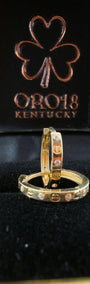 Double-C Hoops 18k.