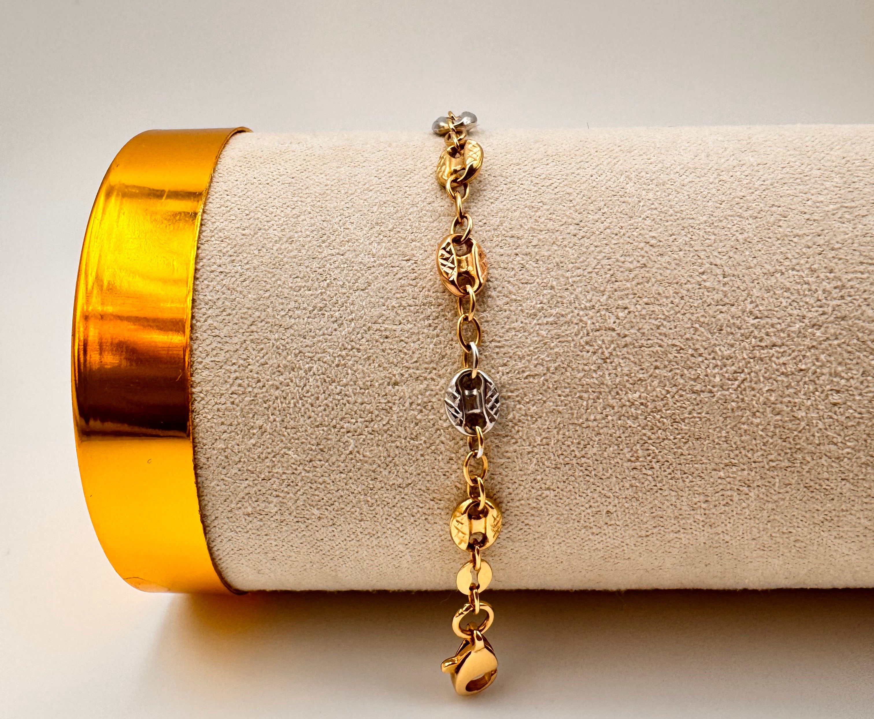 Double- G 3Gold Bracelet 18k