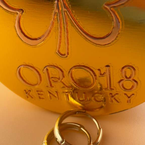 Candongas Hoop 18k