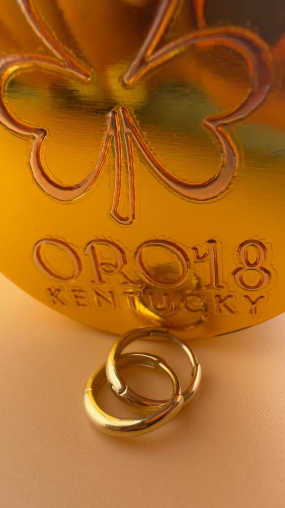 Candongas Hoop 18k