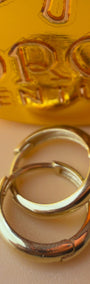 Candongas Hoop 18k.