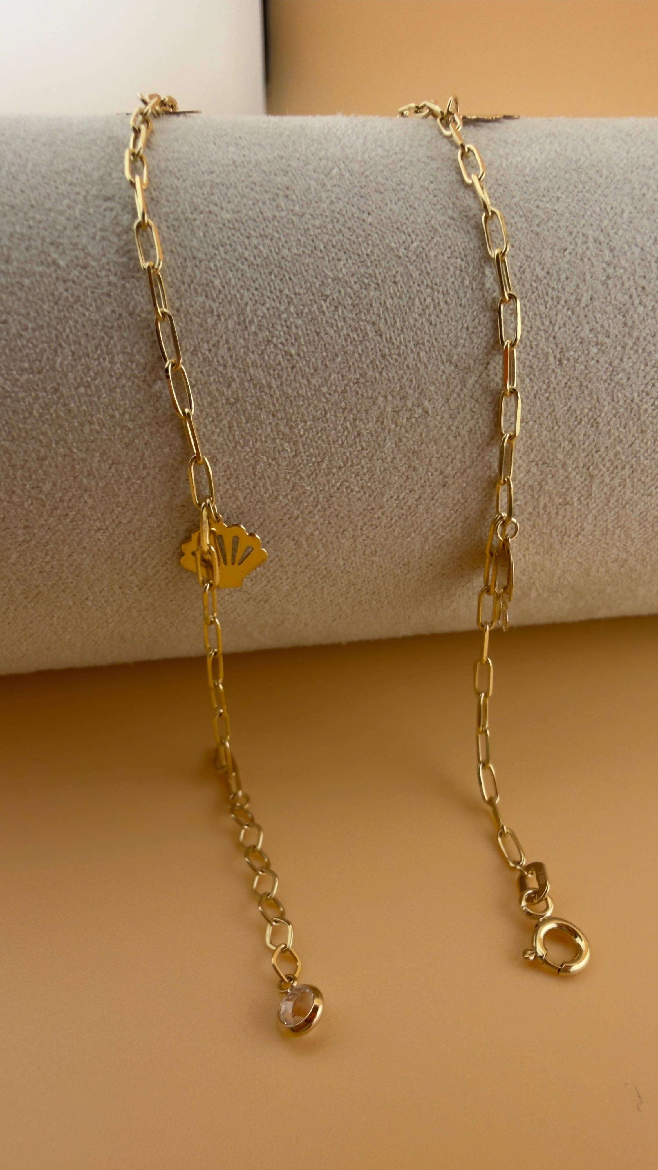 The Sea Anklets 18k.