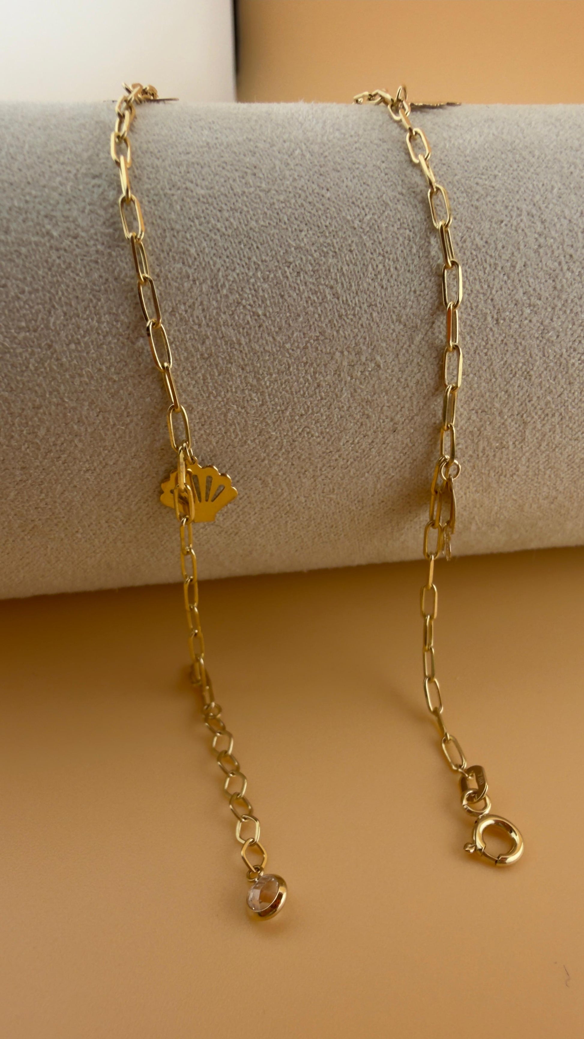 The Sea Anklets 18k.