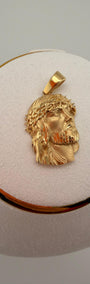 Sacred Face Pendant 18k