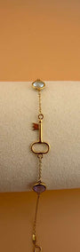 Key to the Heart Bracelet 18k 18cm