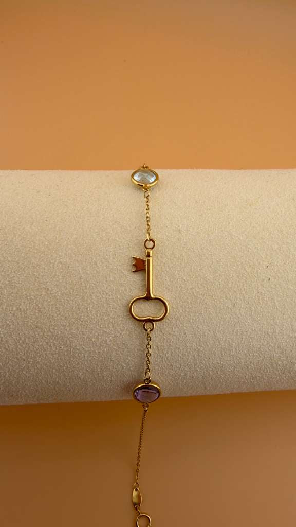 Key to the Heart Bracelet 18k 18cm