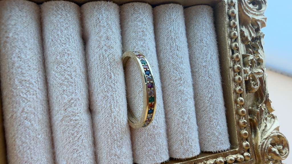 Churrumbela Tricolor Ring 18k, # 5,6,7