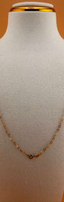 Heart-Link Chain 18k 45cm