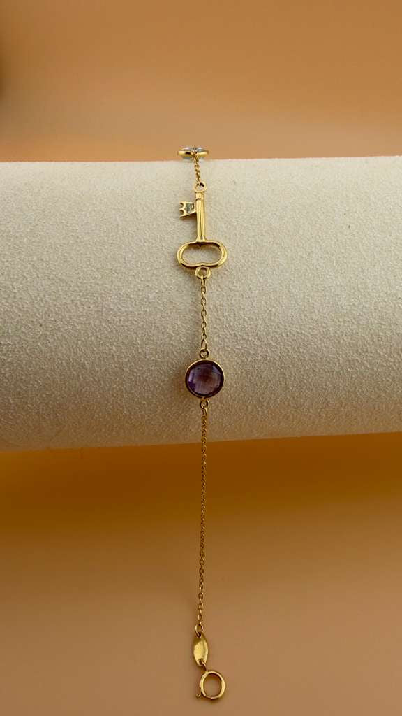 Key to the Heart Bracelet 18k 18cm