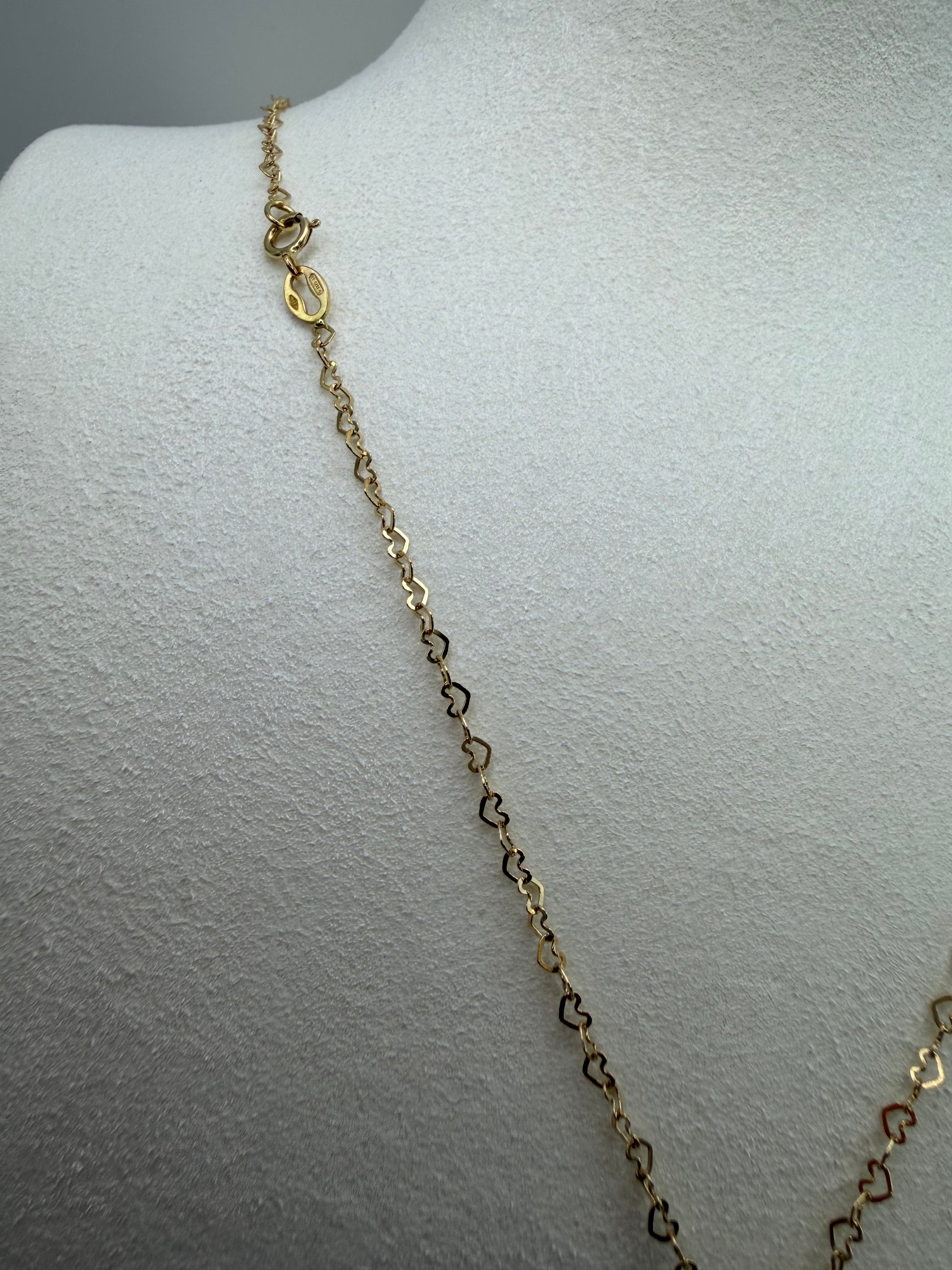 Infinity Teardrop Chain 18k 45cm