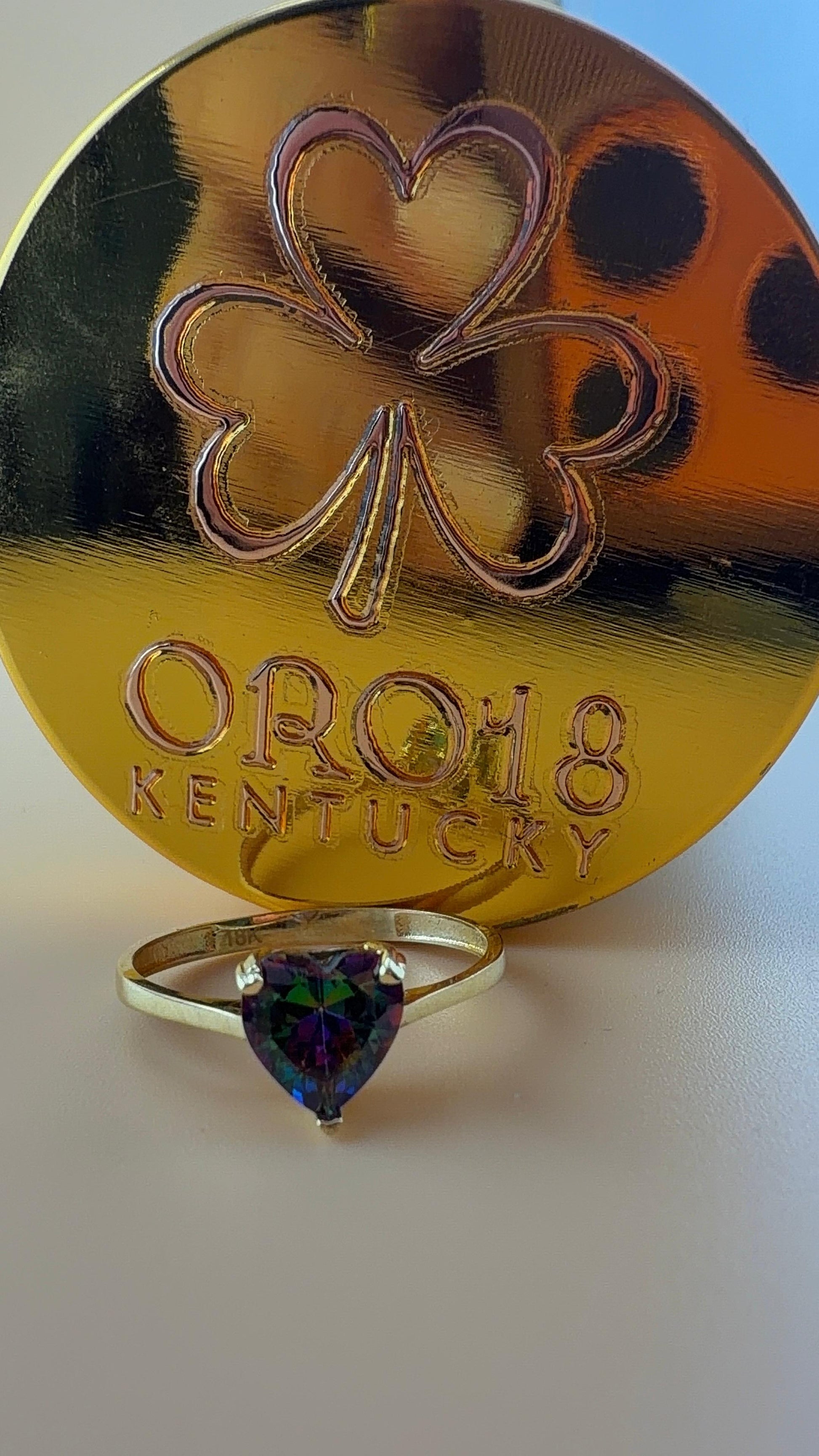 Heart of the Sea Ring 18k #8