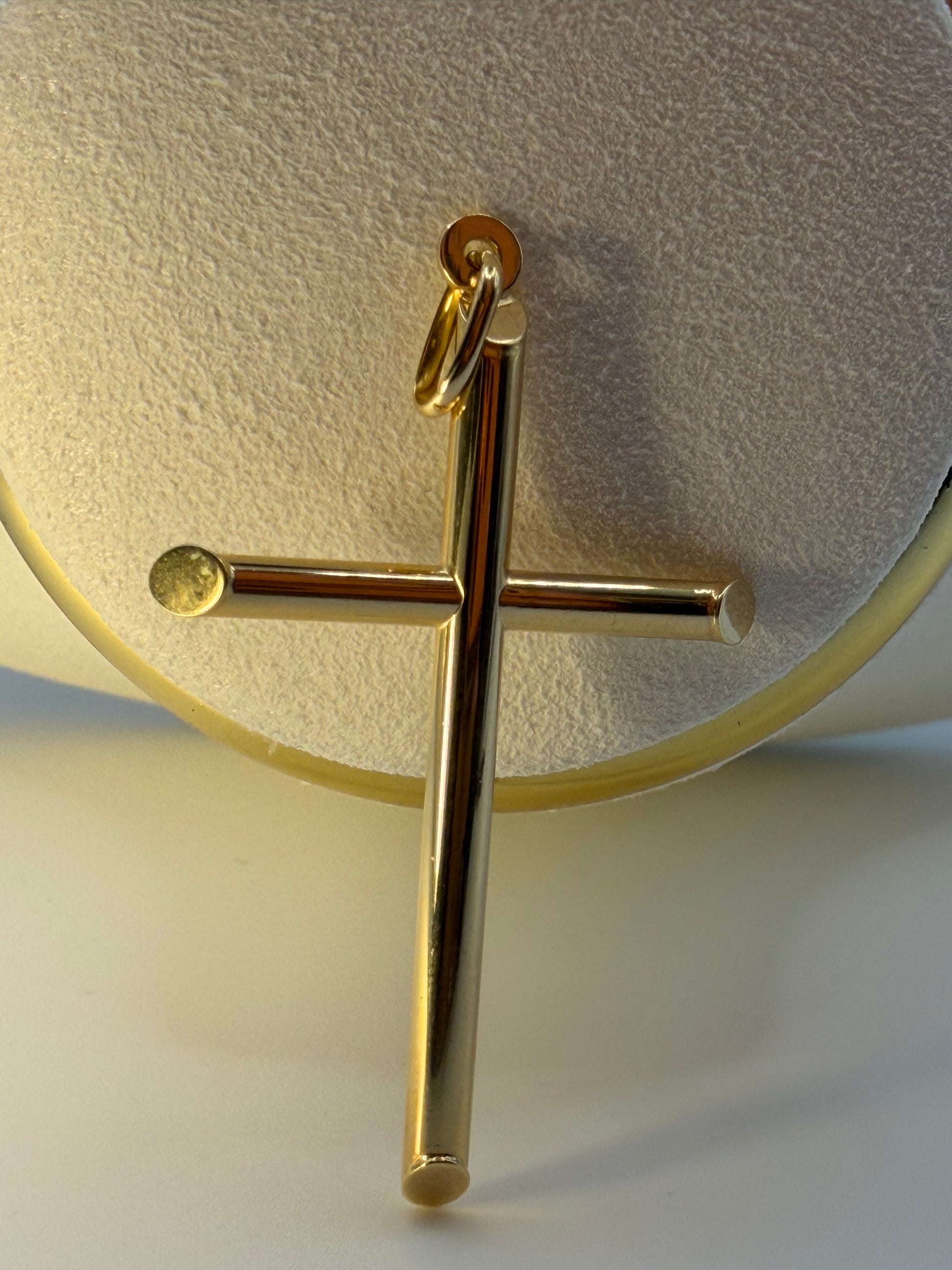 Cross Play Pendant 18k