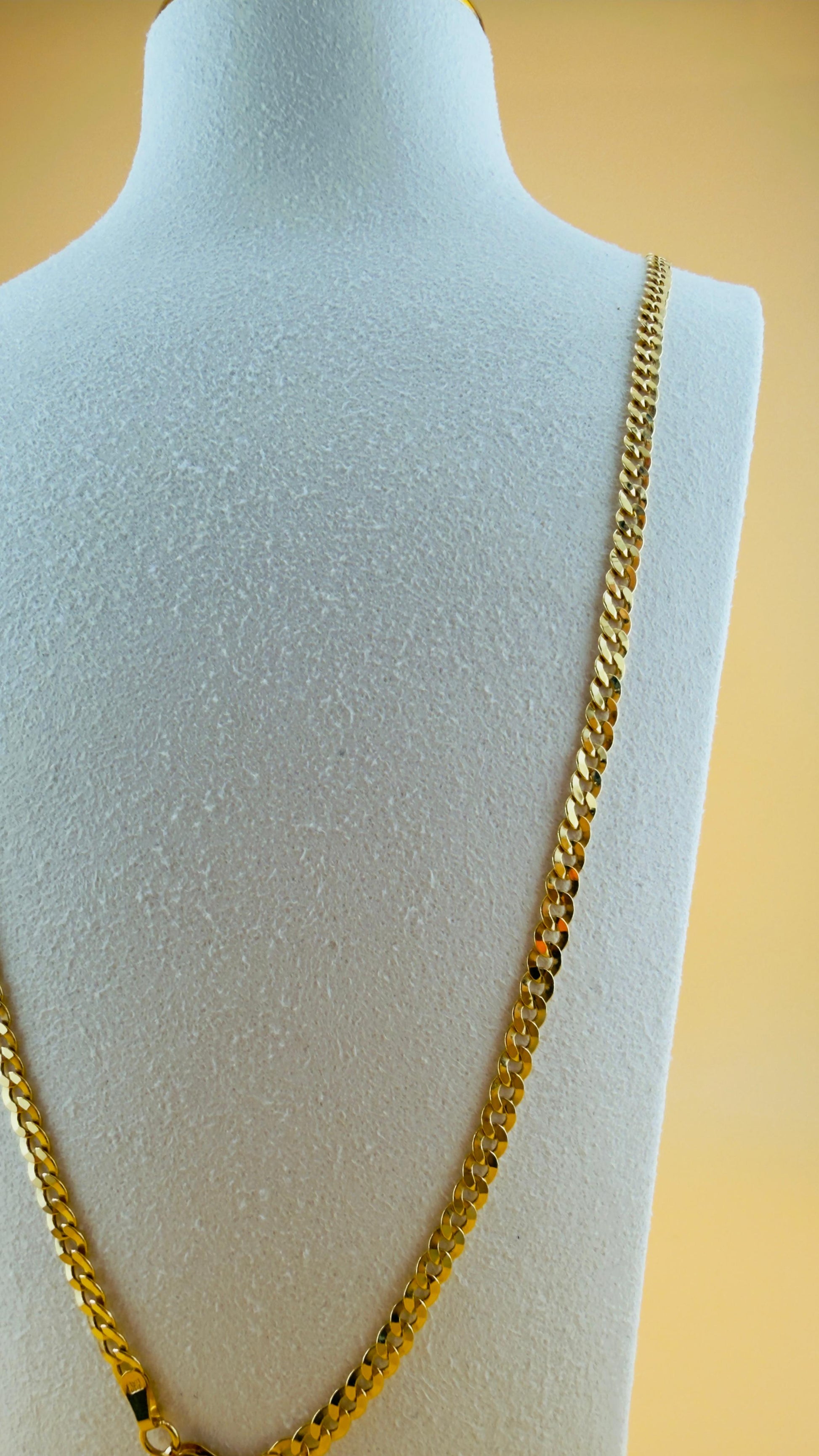 Cubalink Flat Chain 18k 60cm