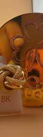 Golden Knot Earring 18k