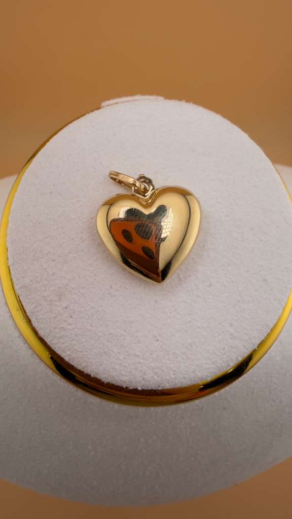 Golden Heart Pendant 18k.