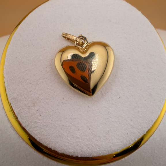 Golden Heart Pendant 18k.