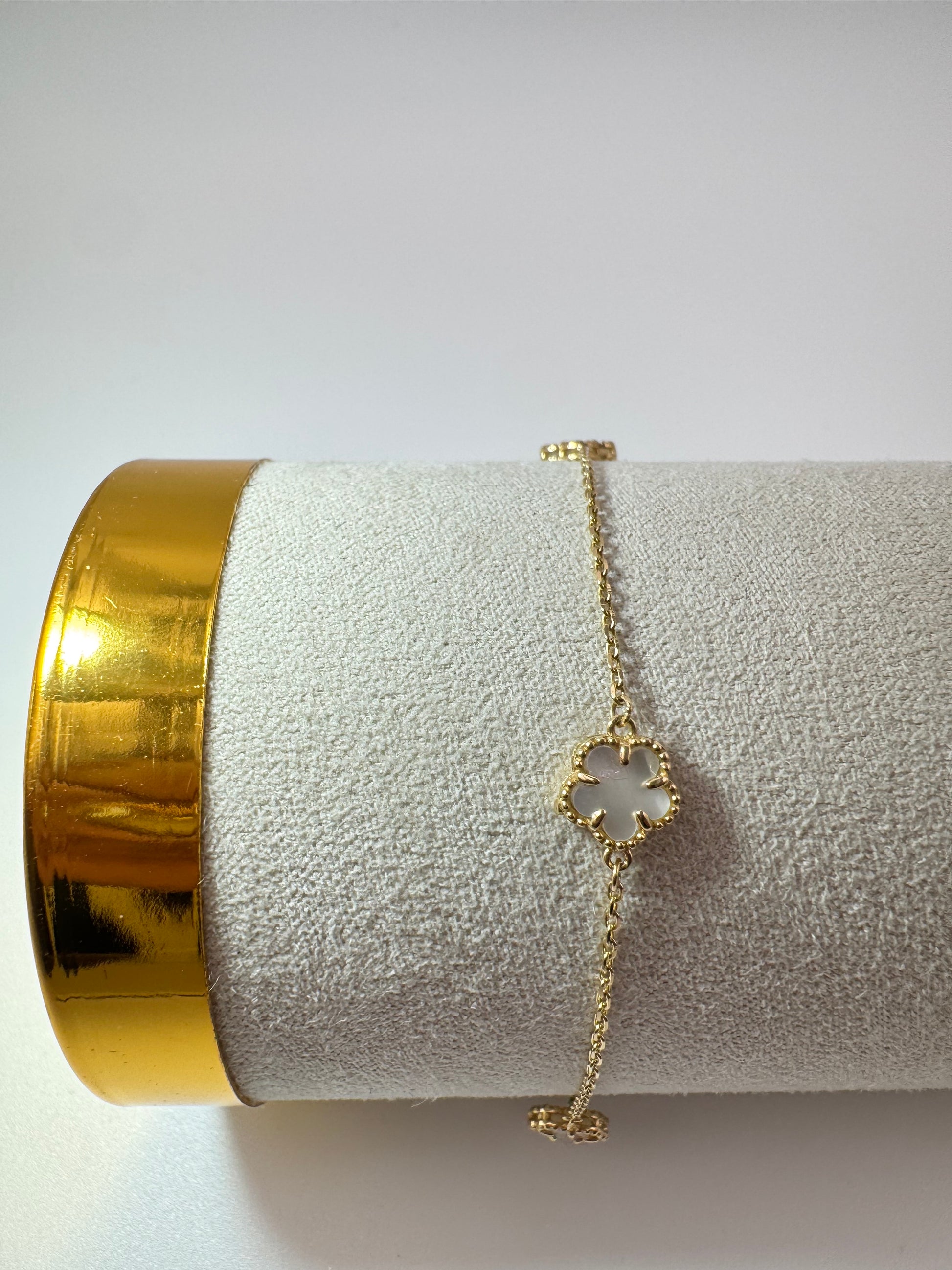 Clover Leaf Bracelet 18k