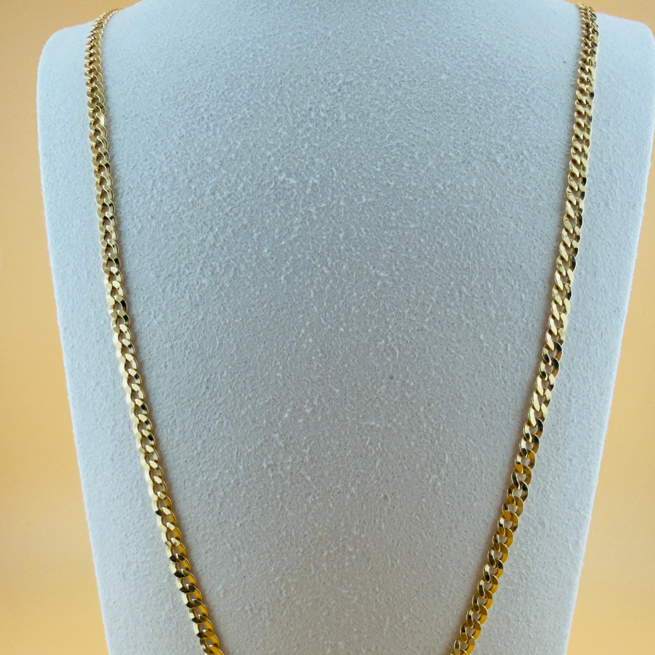 Cubalink Flat Chain 18k 60cm