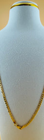 Cubalink Flat Chain 18k 60cm