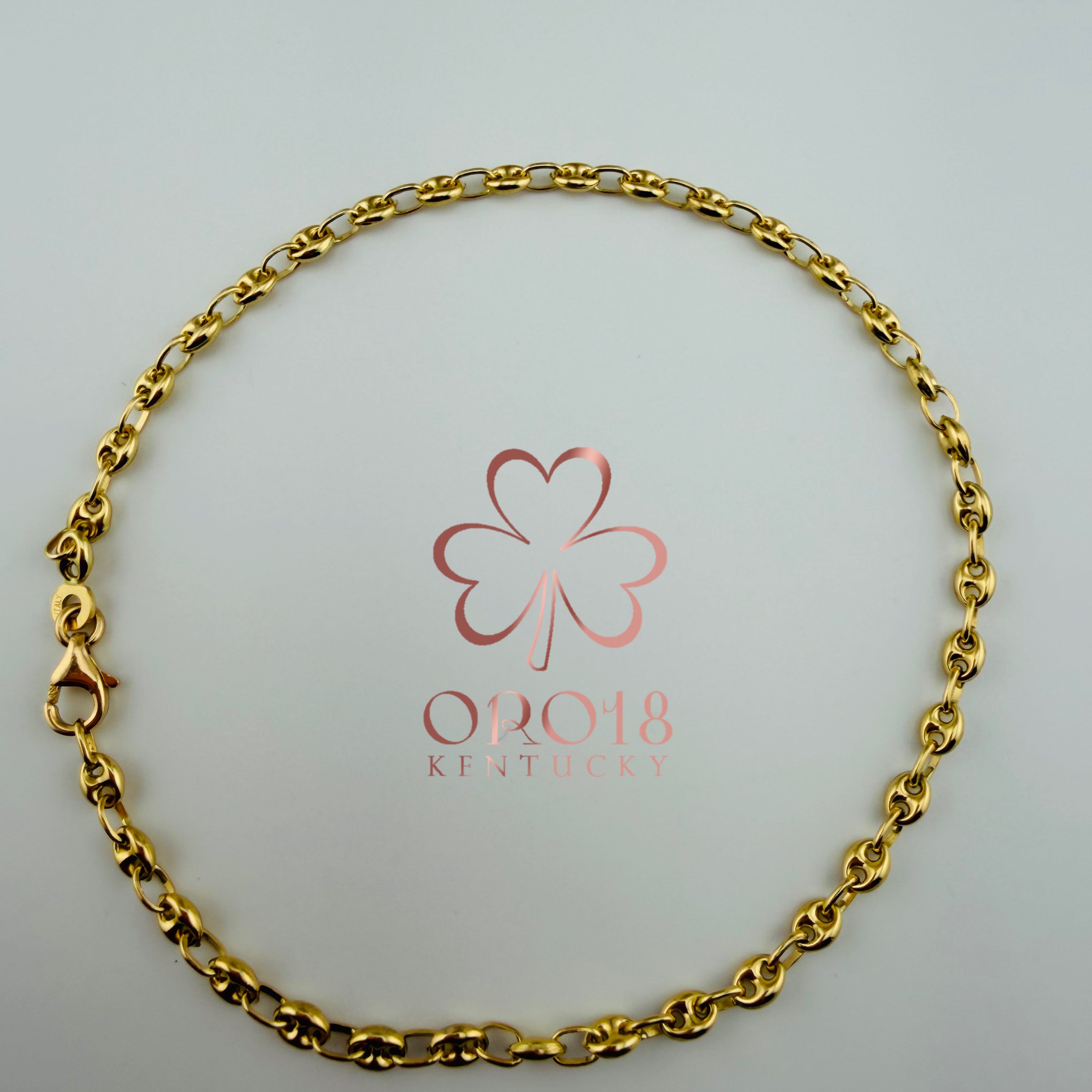 Double-G Anklet 18k