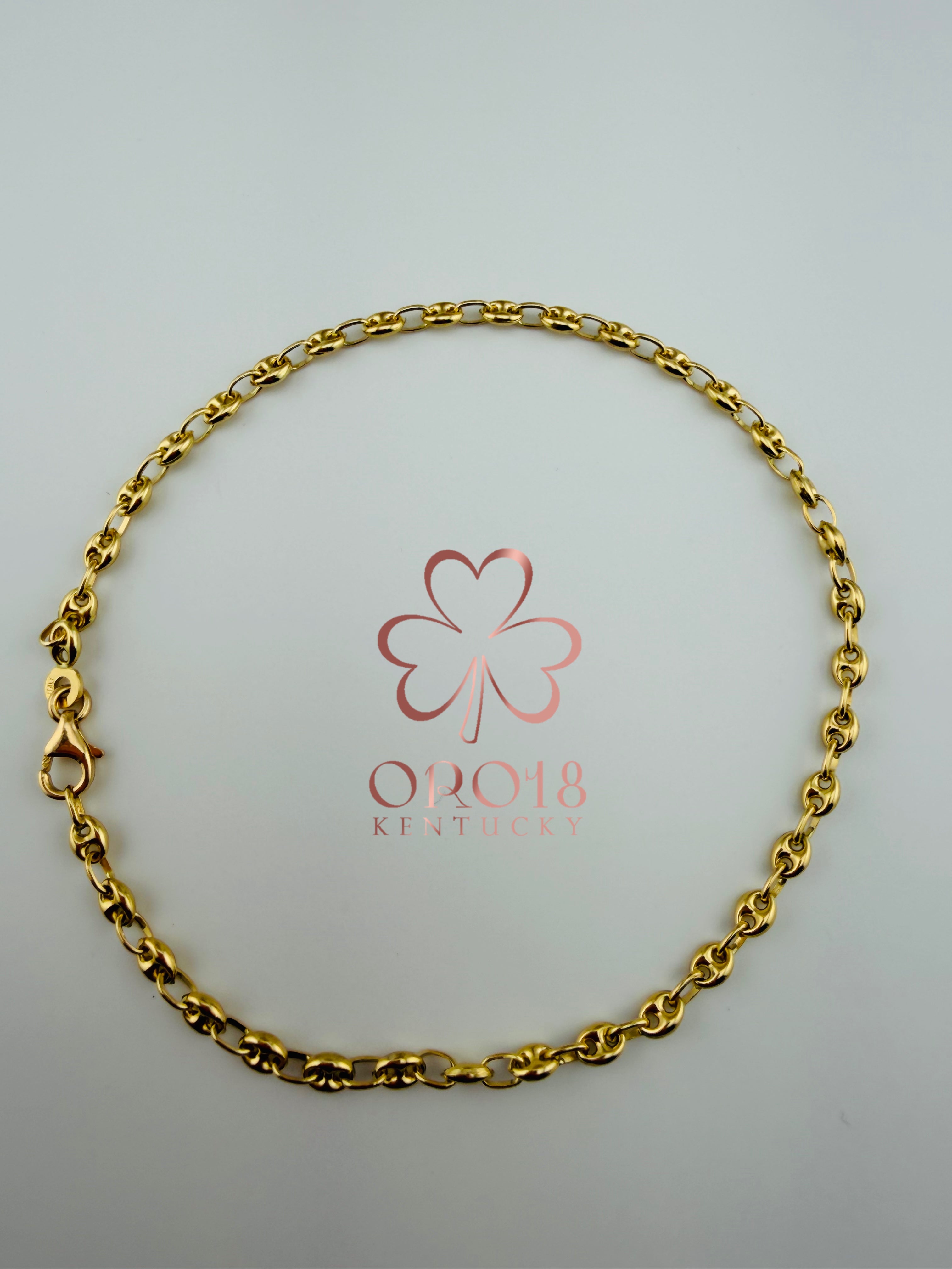 Double-G Anklet 18k