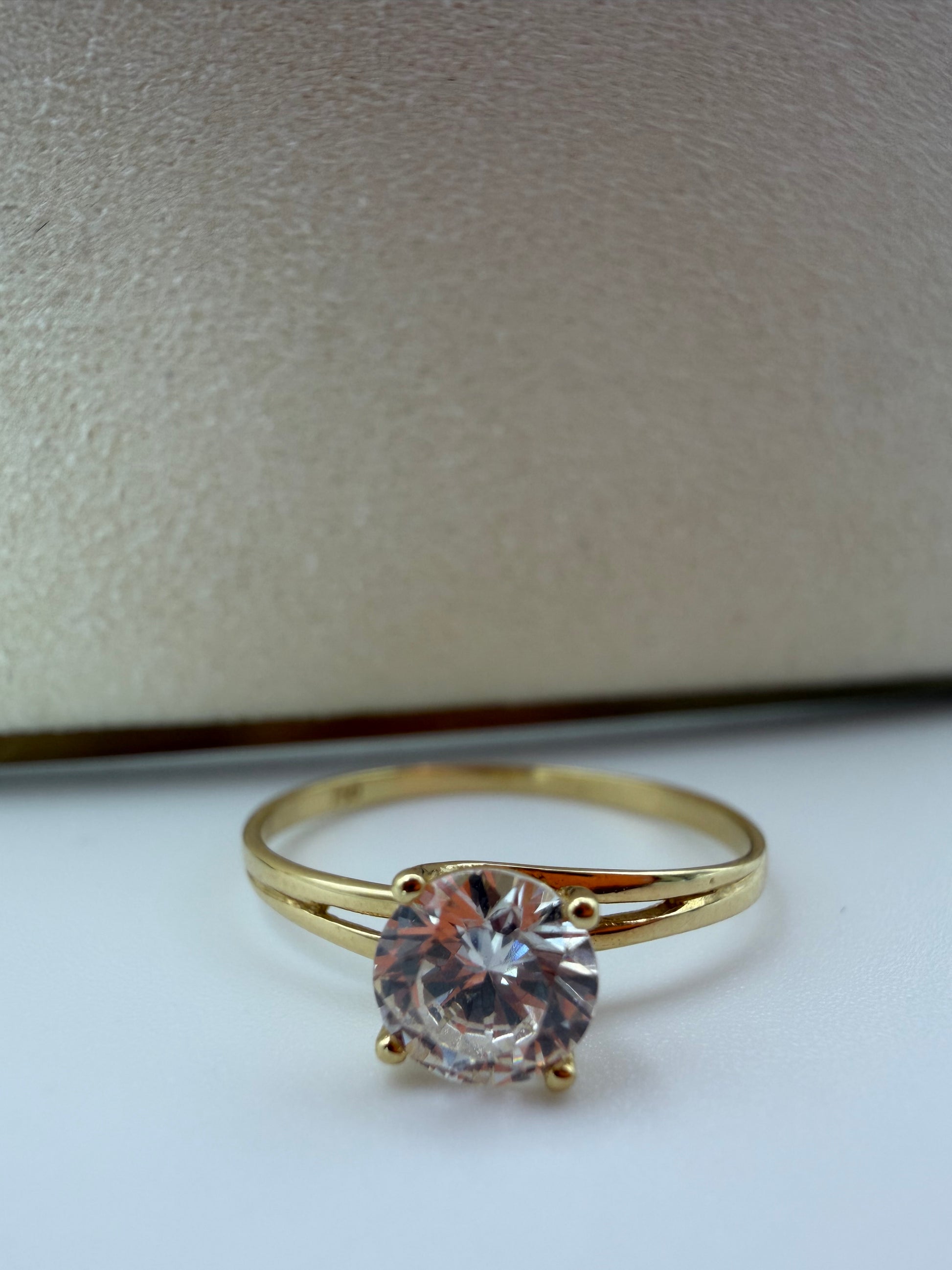 Solitaire Ring 18k #6