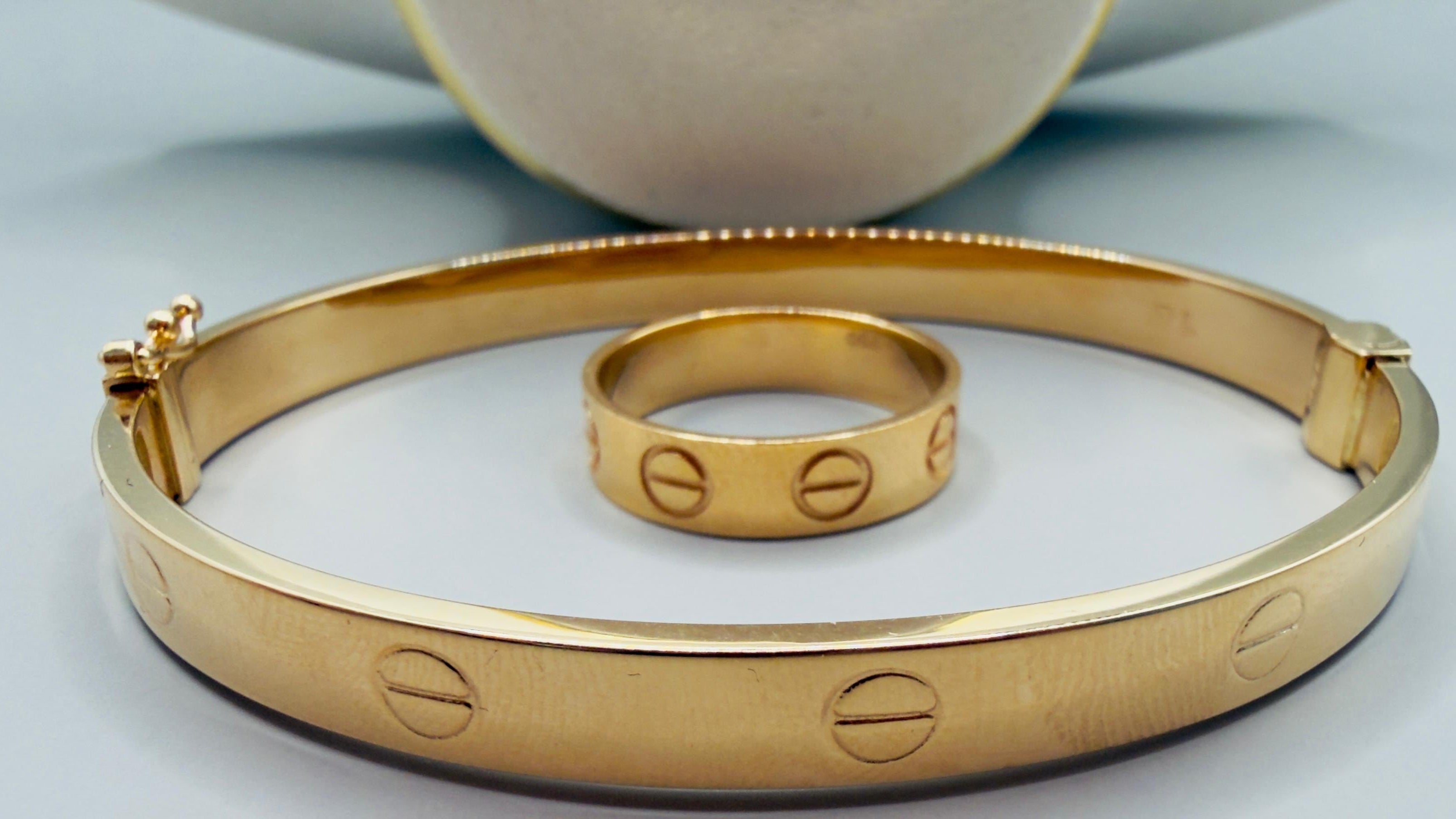 Double-C Ring 18k #7