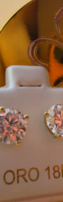 Sparkle Stud Earrings 18k