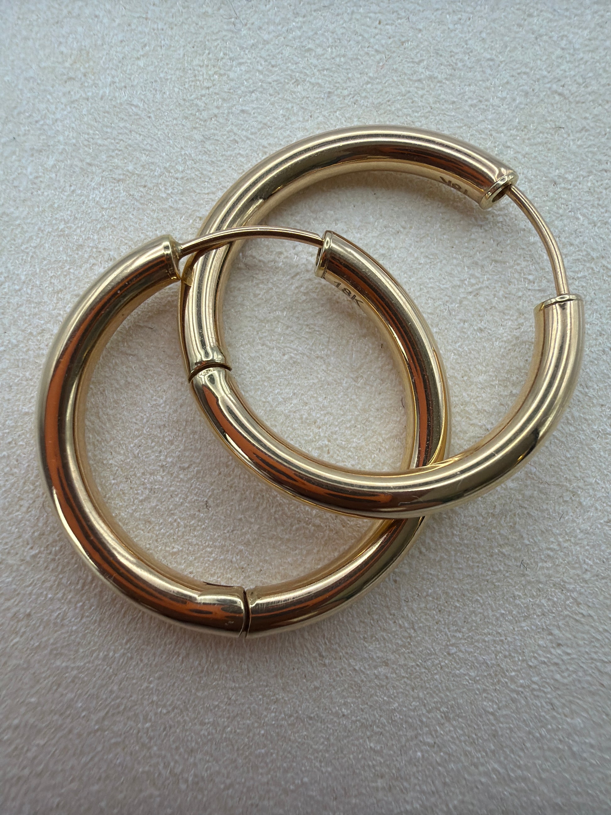 Aros Classic Hoops 18k