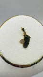 Mini Foot Pendants 18k